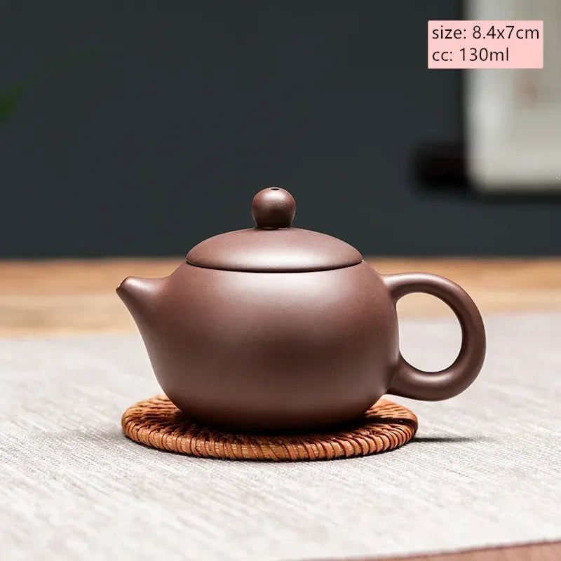 Chinese Yixing Purple Clay Teapot Large-capacity Antique Pot Handmade Xishi Tea Pot Tradition Tea Set Household Drinkware