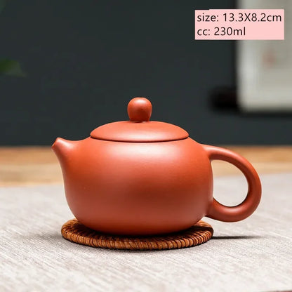 Chinese Yixing Purple Clay Teapot Large-capacity Antique Pot Handmade Xishi Tea Pot Tradition Tea Set Household Drinkware