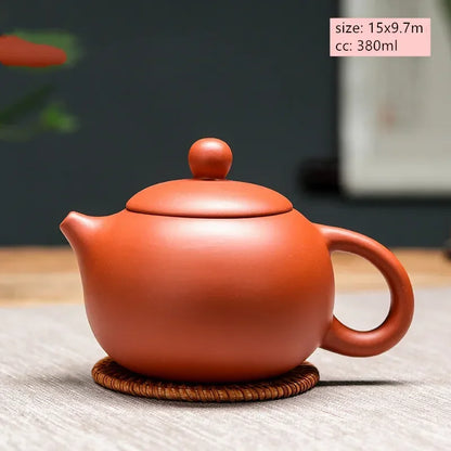 Chinese Yixing Purple Clay Teapot Large-capacity Antique Pot Handmade Xishi Tea Pot Tradition Tea Set Household Drinkware