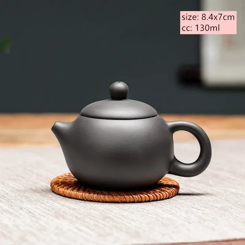Chinese Yixing Purple Clay Teapot Large-capacity Antique Pot Handmade Xishi Tea Pot Tradition Tea Set Household Drinkware