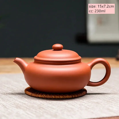 Chinese Yixing Purple Clay Teapot Large-capacity Antique Pot Handmade Xishi Tea Pot Tradition Tea Set Household Drinkware
