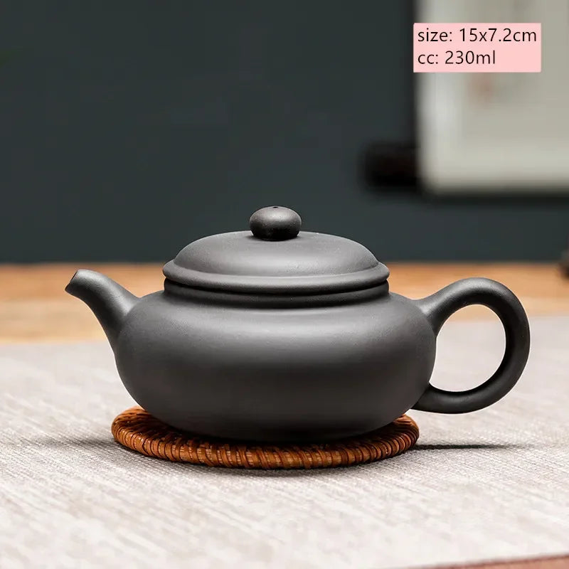 Chinese Yixing Purple Clay Teapot Large-capacity Antique Pot Handmade Xishi Tea Pot Tradition Tea Set Household Drinkware