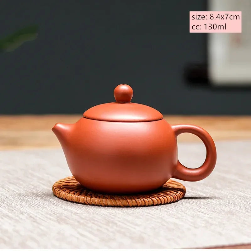 Chinese Yixing Purple Clay Teapot Large-capacity Antique Pot Handmade Xishi Tea Pot Tradition Tea Set Household Drinkware