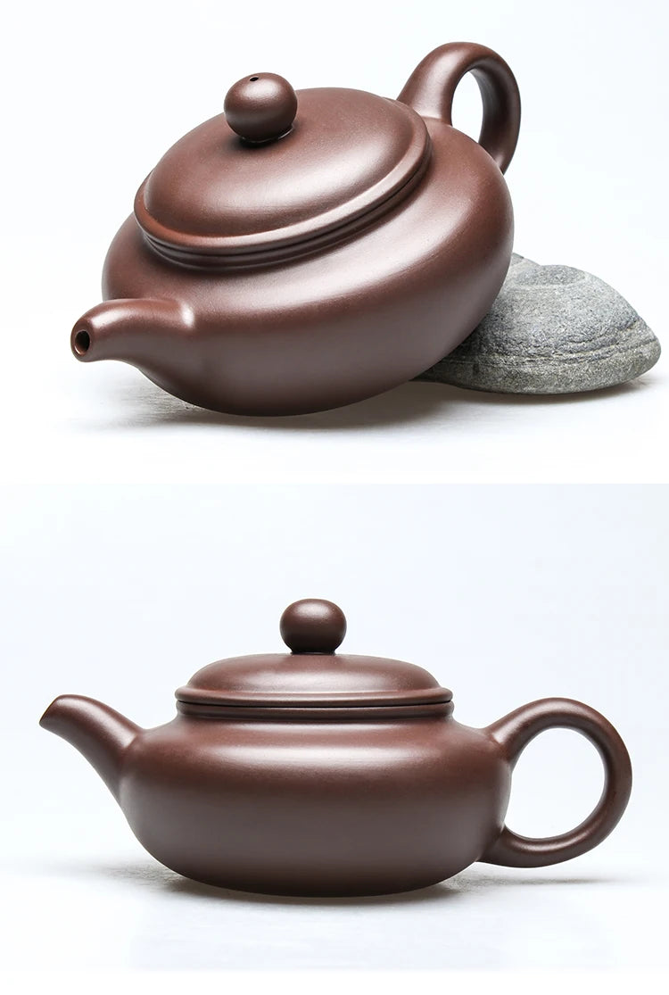 Chinese Yixing Purple Clay Teapot Large-capacity Antique Pot Handmade Xishi Tea Pot Tradition Tea Set Household Drinkware