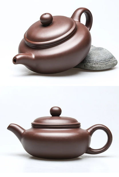 Chinese Yixing Purple Clay Teapot Large-capacity Antique Pot Handmade Xishi Tea Pot Tradition Tea Set Household Drinkware