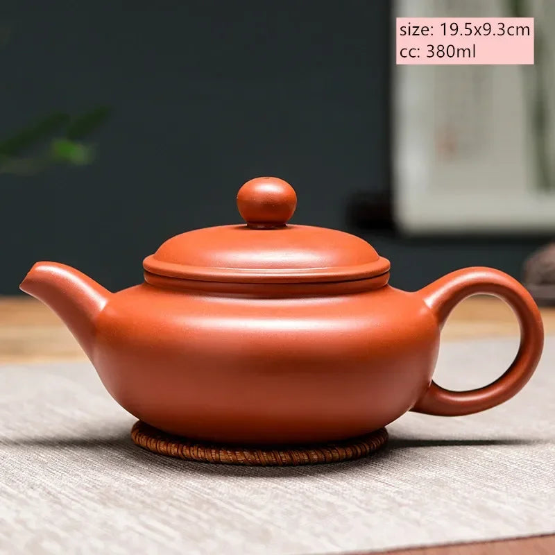 Chinese Yixing Purple Clay Teapot Large-capacity Antique Pot Handmade Xishi Tea Pot Tradition Tea Set Household Drinkware
