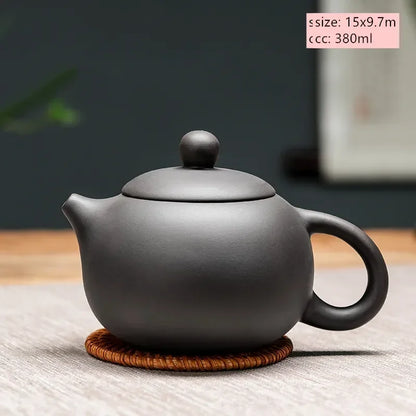 Chinese Yixing Purple Clay Teapot Large-capacity Antique Pot Handmade Xishi Tea Pot Tradition Tea Set Household Drinkware